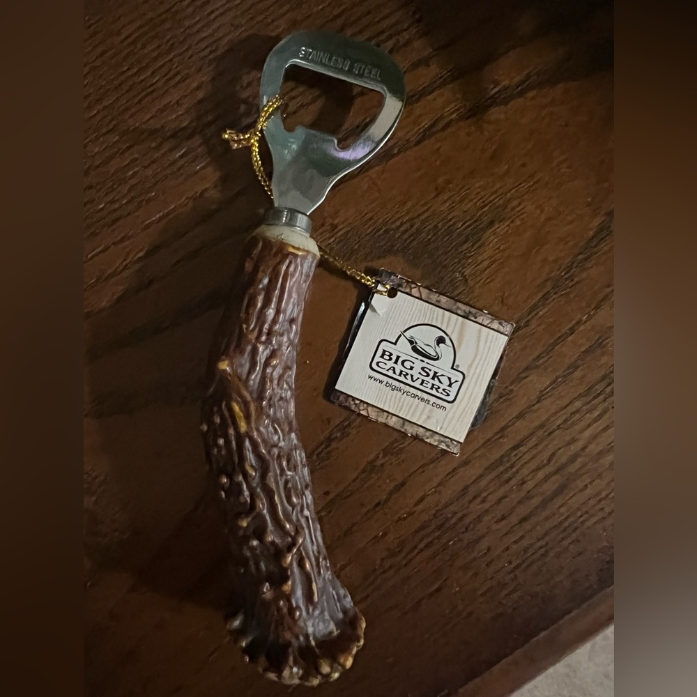 Big Sky antler bottle opener
